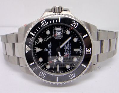 High Quality Replica Rolex Submariner Black Ceramic Bezel watch 42mm